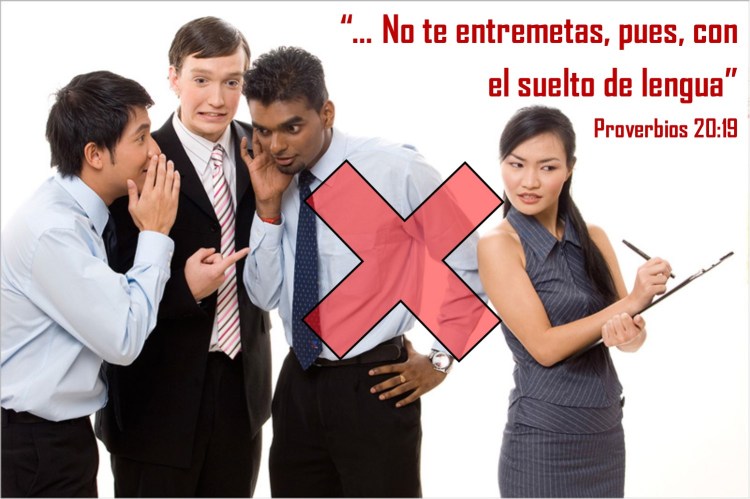 Proverbios 20.19