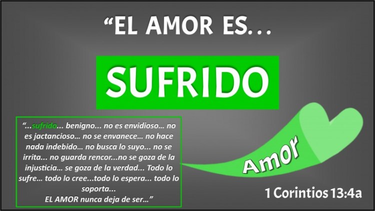 1 Corintios 13.4a