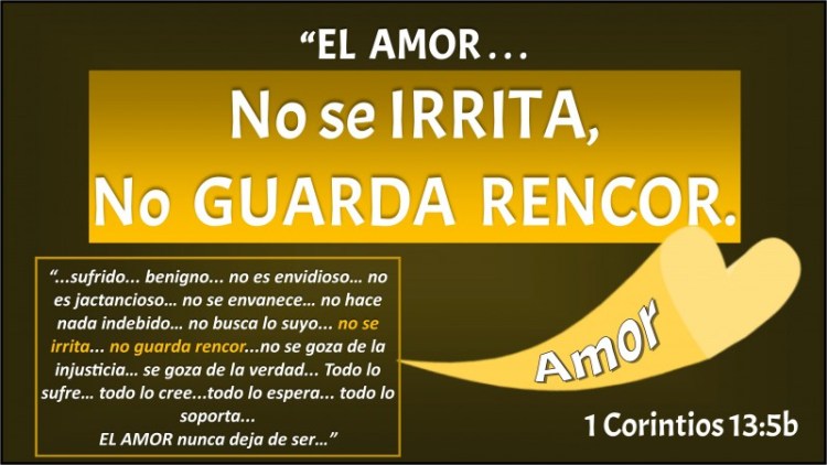 1 Corintios 13.5b
