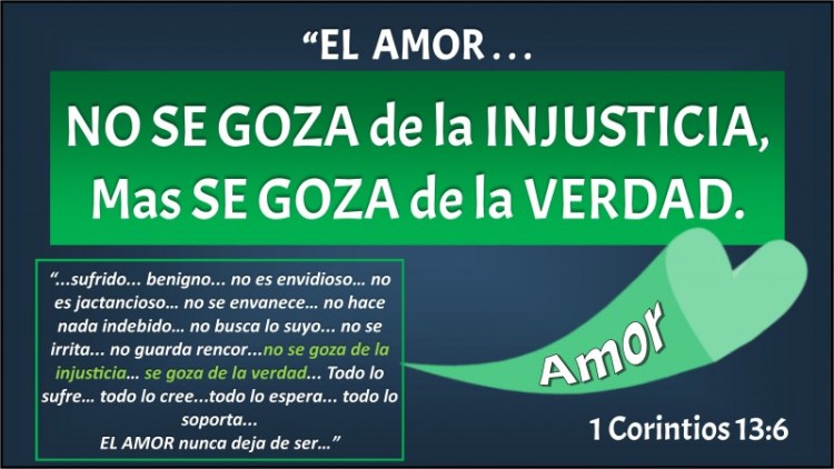 1 Corintios 13.6