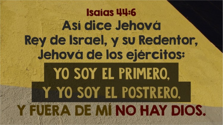 Isaías 44.6