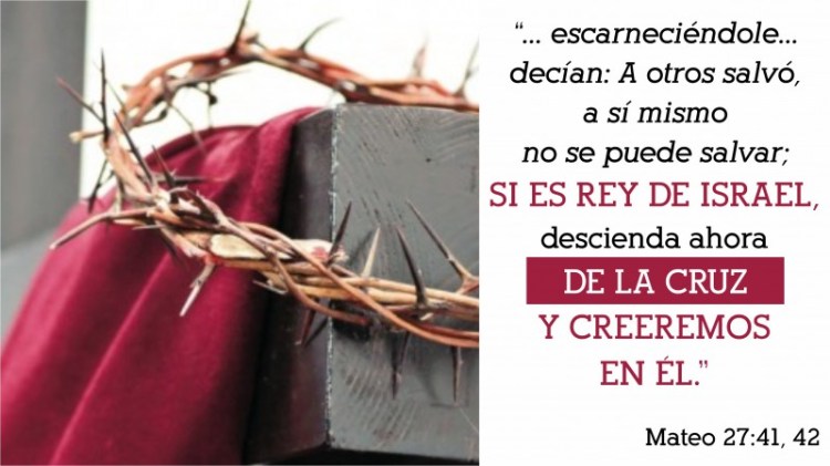 Mateo 27.41-42
