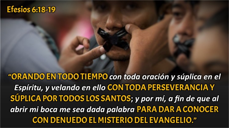 Efesios 6.18-19