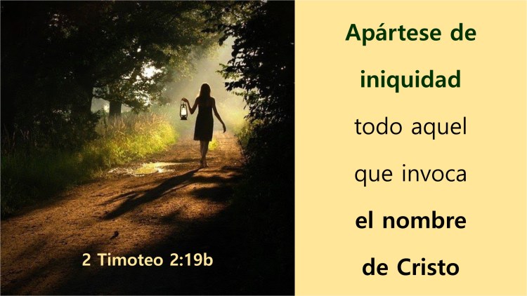 2 Timoteo 2.19b