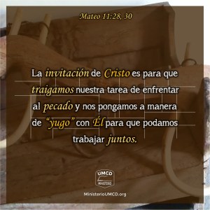 Mateo 11.28, 30 Color