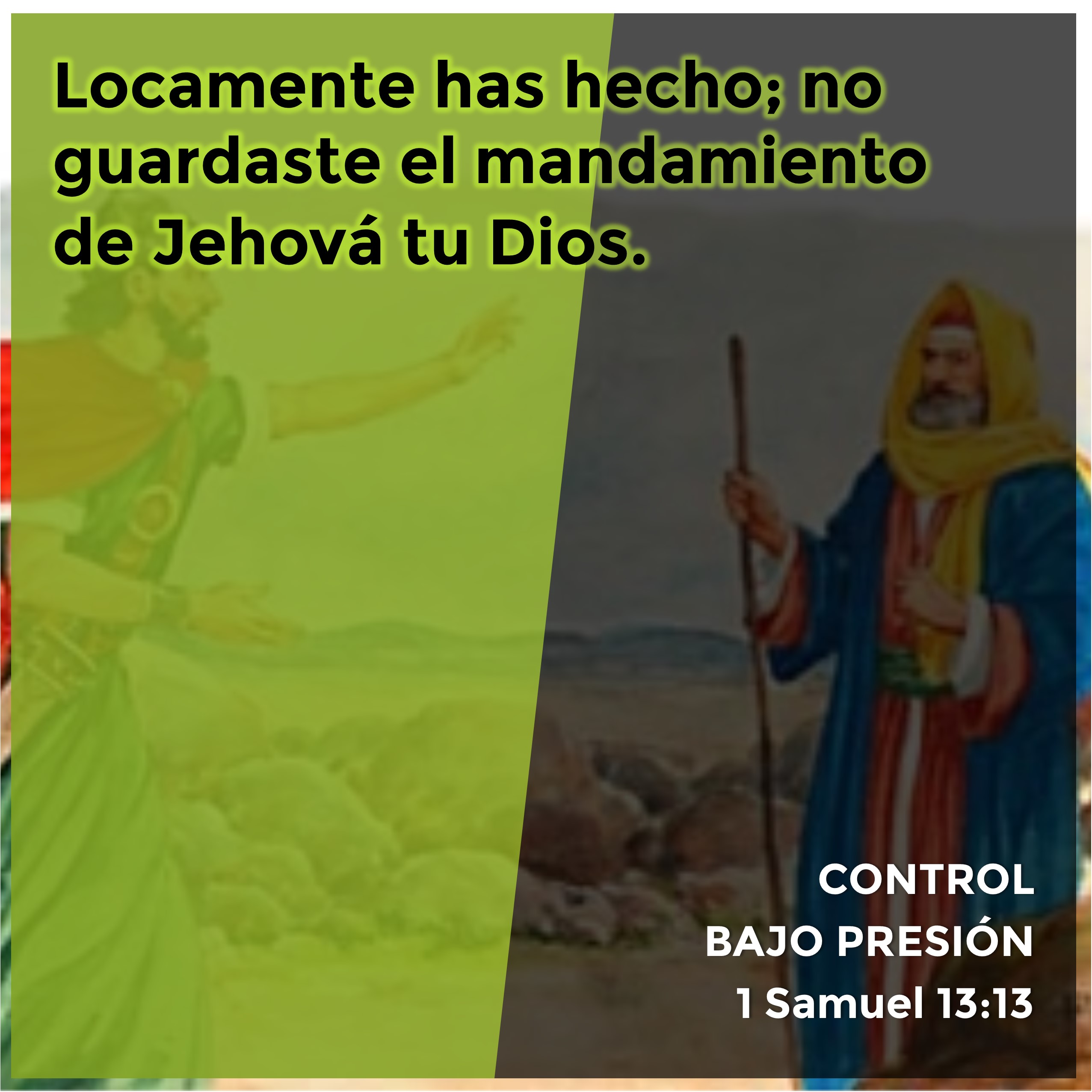 1 Samuel 13.13 Anexo