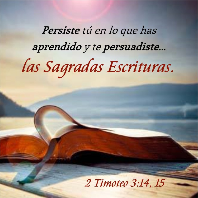 2 Timoteo 3.14, 15 Anexo