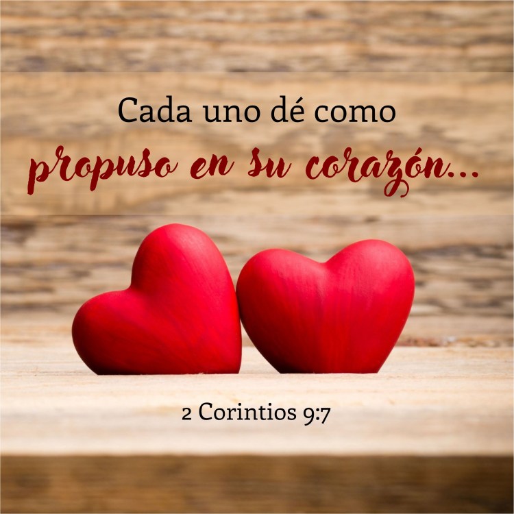 2 Corintios 9.7 Anexo